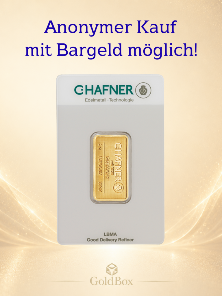 Feingoldbarren <br>C.Hafner 5 g<br>Neuware<br><p style=