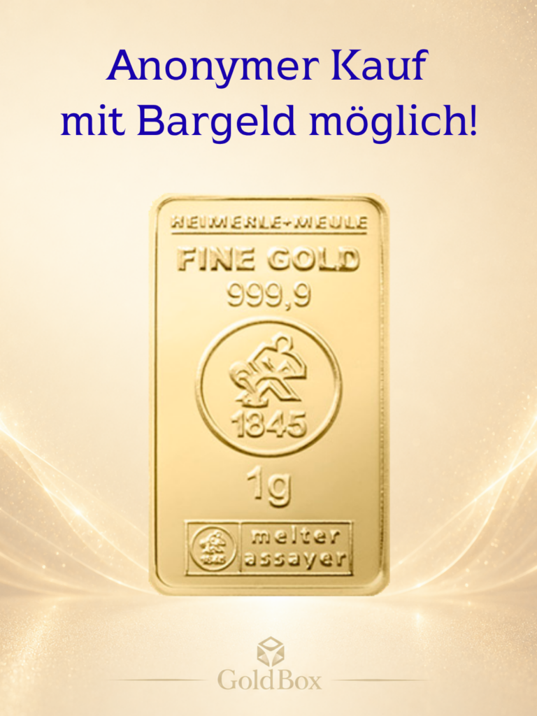 Feingoldbarren<br>H&M 1g<br>Neuware<br><p style=
