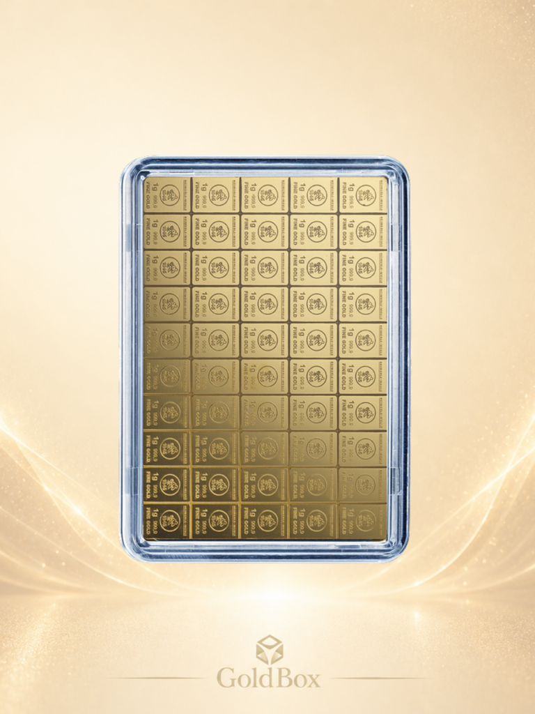 Goldtafel <br>H&M 50 x 1 g<br>Neuware<br><p style=