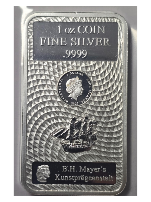 Feinsilberbarren<br>Cook Islands<br>10 x 1 Unze<br>Auf Lager<br>579- €