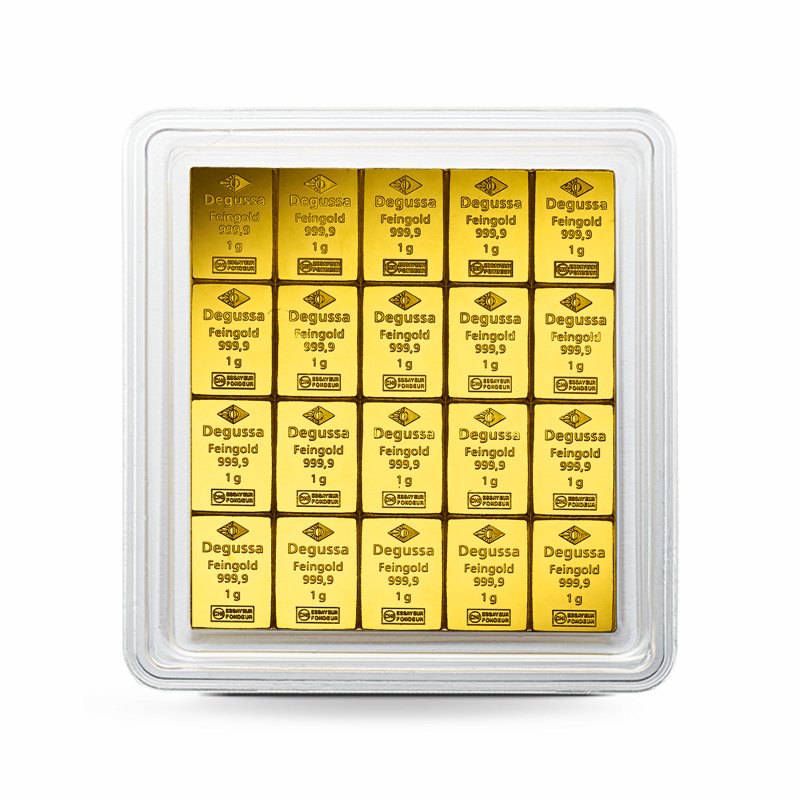 CombiBar<br>Degussa<br>20 x 1g<br>Auf Lager<br>2.449,- €