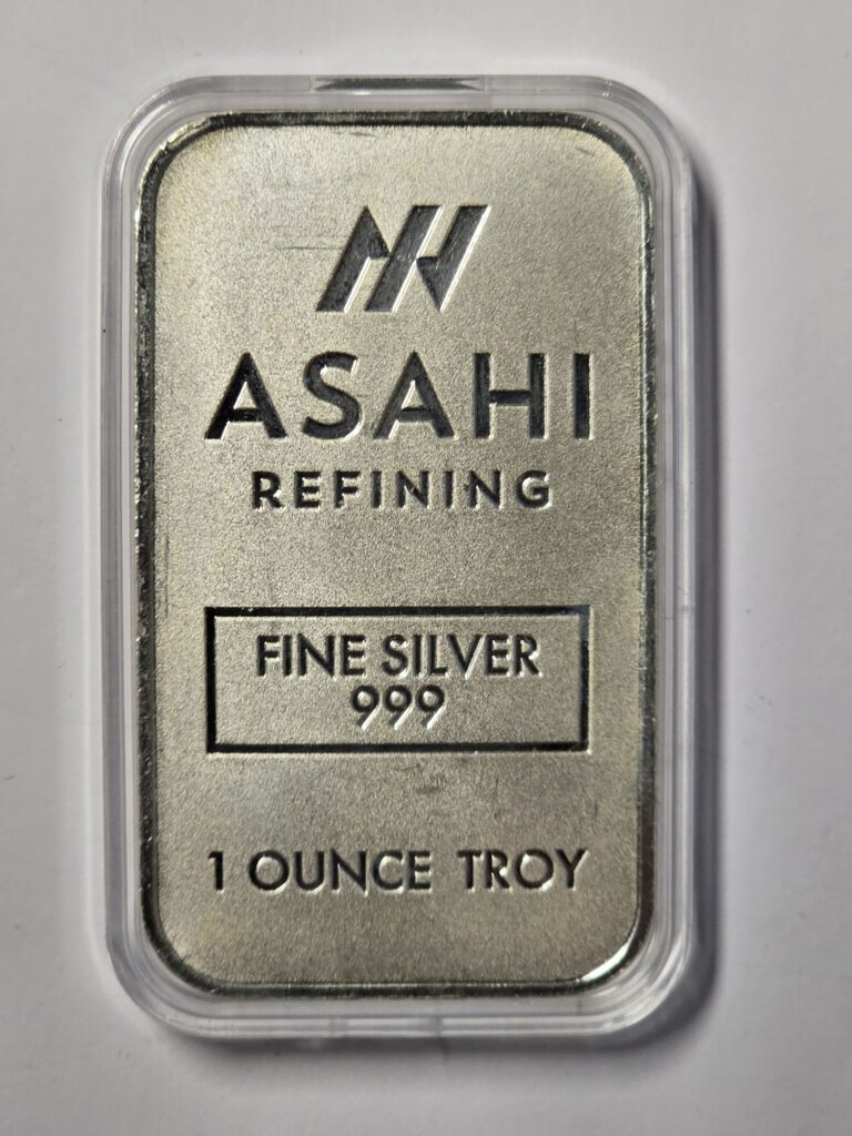 Feinsilberbarren<br>ASAHI<br>1 Unze<br>4 x Auf Lager<br>69,- €