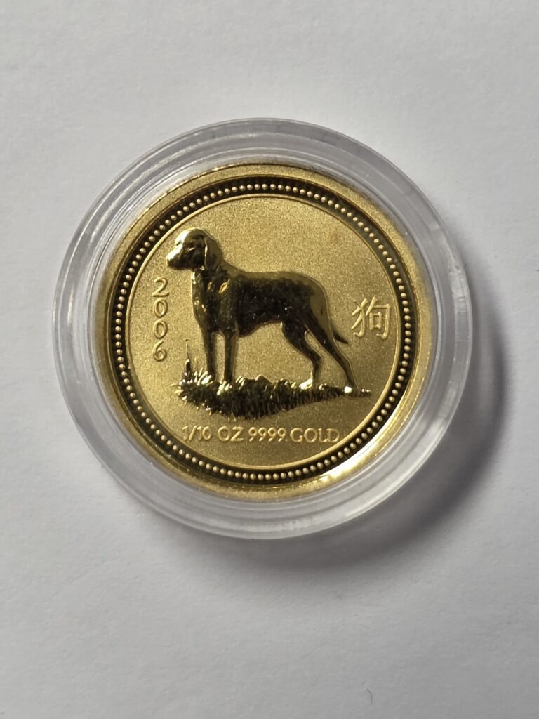 Lunar Serie I<br>1/10 oz<br>2006 Hund<br>1 x Auf Lager<br>549,- €