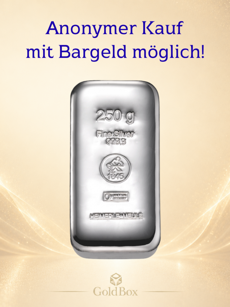 Feinsilberbarren<br>250g<br>Neuware<br><p style=