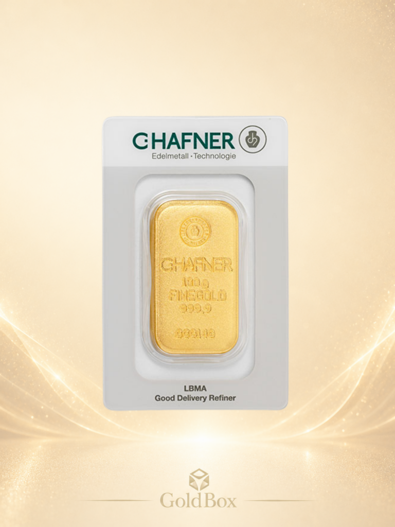 Feingoldbarren <br>C.Hafner 100 g<br>Neuware<br><p style=