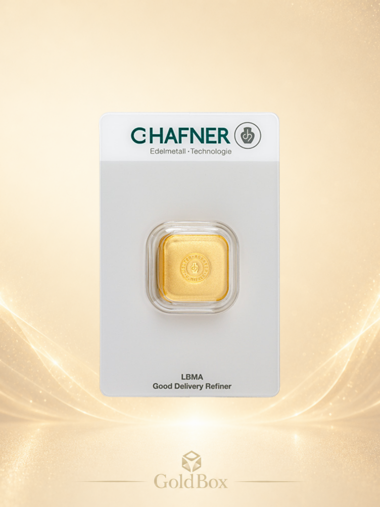 Feingoldbarren <br>C.Hafner 50 g<br>Neuware<br><p style=