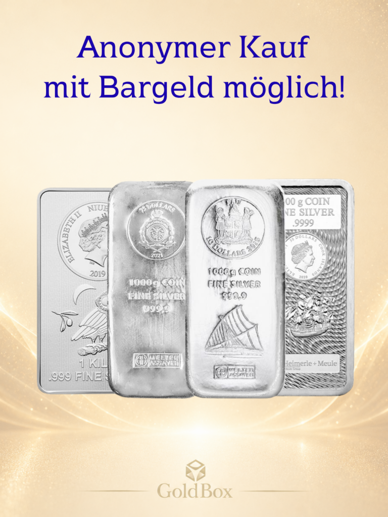 Cook Islands Münzbarren<br>1kg Feinsilber – 2007<br>1 x Resell<br>1.799,- €